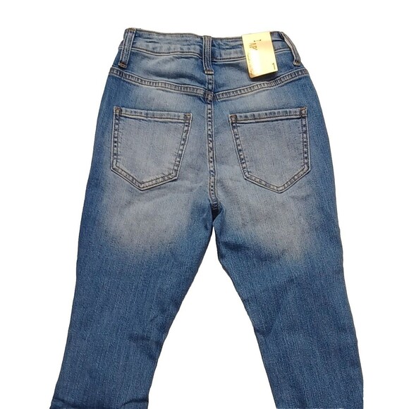 Aphrodite High-Rise Curvy Destructed Flare-Leg Jeans Women's Size 1 (25) - Picture 14 of 14